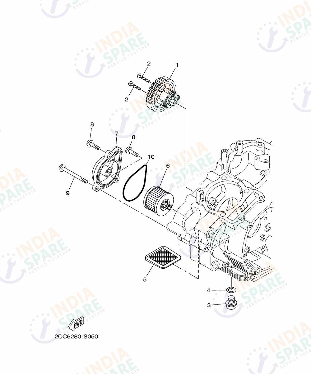 YAMAHA D001 FZ RAVE Series OIL PUMP